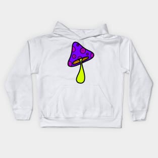 Trippy Purple Mushroom 2 Kids Hoodie